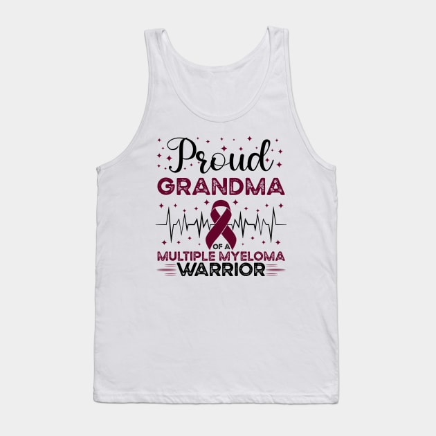 Proud Grandma Of A Multiple Myeloma Warrior Tank Top by Geek-Down-Apparel